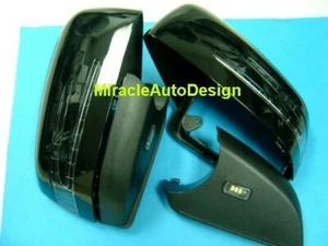DOS CUBIERTAS DE ESPEJO RETROVISOR DE PUERTA LED NEGRO FLECHA PARA MERCEDES BENZ W463 CLASE G 2013-2018 - Imagen 1 de 3