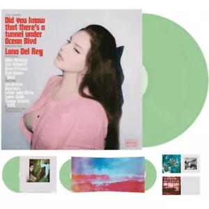 LP Lana Del Rey DID You Know That There's A Tunnel Under Ocean Blvd Indie Verde - Imagen 1 de 4