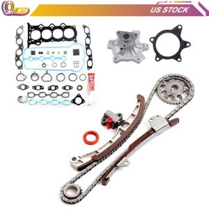 For 07-12 Toyota Yaris 1.5L w/Water Pump Head Gasket Set Timing Chain Kit - Foto 1 di 13