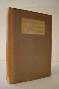 Extracts Diary of William Lobenstine HC by Belle Lobenstine - Foto 1 di 2