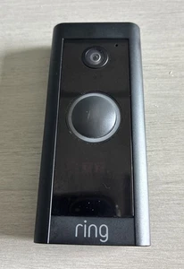 Ring Video Recording Doorbell Wired Camera Only Black WiFi Compatible 5AT3T5 - Bild 1 von 2