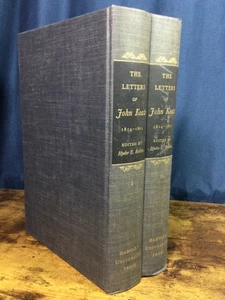 THE LETTERS OF JOHN KEATS 1814-1821-2 Vol. 1958 1st Ed Harvard Univ Press - Picture 1 of 11