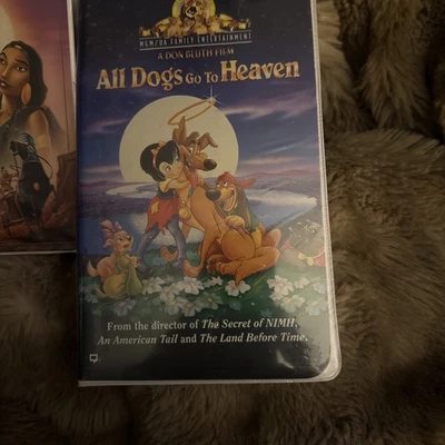 All Dogs Go to Heaven VHS Movie Clamshell Case New Sealed 1989  - Image 1 of 4