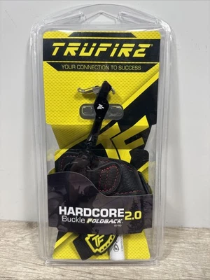 TruFire Hardcore 2.0 Buckle Foldback Compound Bow Index Release Black T20500 NEW - Image 1 of 4