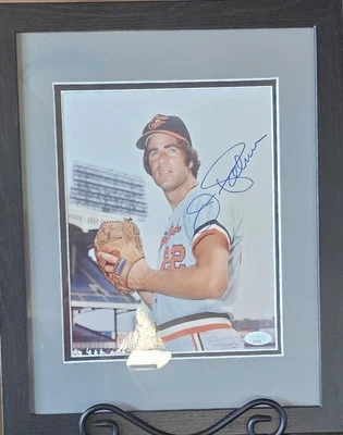 Jim Palmer HOF Baltimore Orioles Signed Framed 8x10 Photo JSA COA  - Image 1 of 3