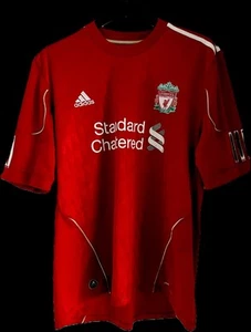 SIGNED 🔥 Liverpool Home Shirt Kelly #34 adidas 2010-12 - Picture 1 of 9