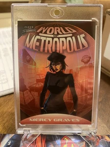 MERCY GRAVES 2025 Fleer Brilliants WORLD Of METROPOLIS KRYPTONIAN RED 1:160 Sp - Picture 1 of 2