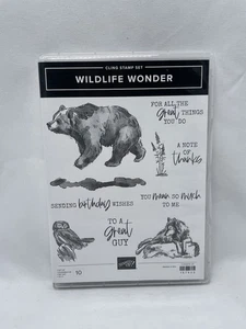 WILDLIFE WONDER Stempelset Stampin Up Bär Wolf Great Guy maskulin - Bild 1 von 5