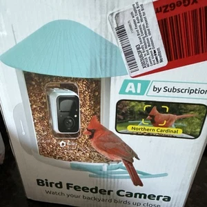 Birdfy Smart Futterhaus Kamera Vogelbeobachtung Netvue Solarpanel 1080P Vogelkennung - Bild 1 von 4