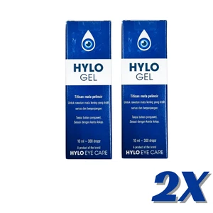 2X 10ml Hylo Gel Hyaluronic Eye Drops Ursapharm Relief Dryness FREE SHIPPING - Picture 1 of 7