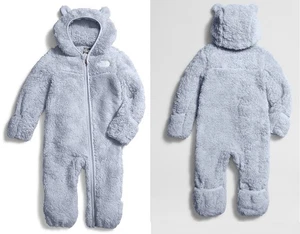 NEU TNF The North Face Baby Fleece Einteiler Bär Wimpelanzug 18-24M Periwinkle - Bild 1 von 7