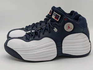 Air Jordan Jumpman Team 1 Basketballschuhe Navy/White Red Accents Größe 7,5 US M - Bild 1 von 8