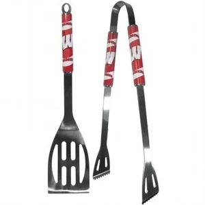 Siskiyou Sports C2BQ51 NCAA Wisconsin Badgers 2 Piece Steel BBQ Tool Set - Picture 1 of 1