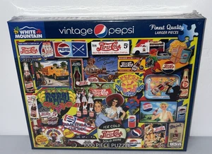 Rompecabezas White Mountain 1000 piezas vintage Pepsi 24" x 30" nuevo sellado - Imagen 1 de 8