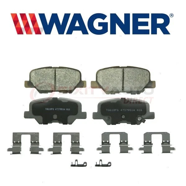Wagner Brake Rear Disc Brake Pad Set for 2014 Mitsubishi RVR - Braking jo - Изображение 1 из 4