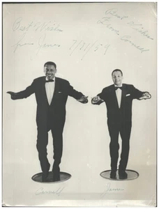 C7487/ James and Cornell  Autogramme  Artisten Variete Foto 24 x 18 cm 1959 - Bild 1 von 2