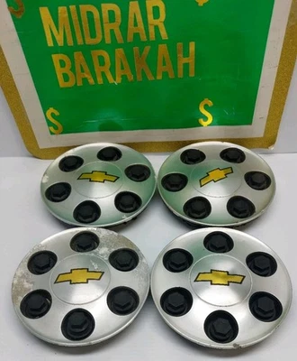 2007-14 Chevrolet Tahoe Silverado Suburban Wheel Center Caps Set Of 4 #9596341 Foto 1 de 4