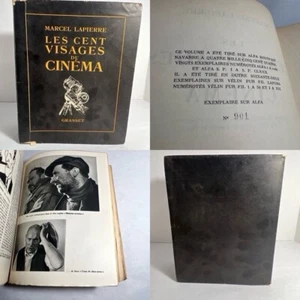 1948 LES CENT VISAGES DU CINEMA by Marcel LaPierre, First & Limited Edition #901 - Imagen 1 de 24