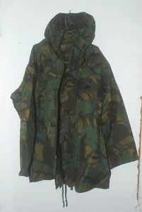 BRITISH ARMY CAMO PVC WATERPROOF JACKET:Height: 170cms Chest: 100cms, see descr - Picture 1 of 2