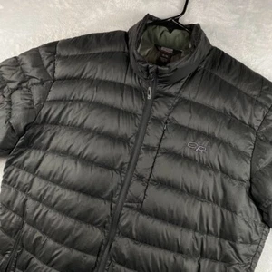 Outdoor Research Transcendent Jacket Mens XL Goose Down Puffer Black - Picture 1 of 13