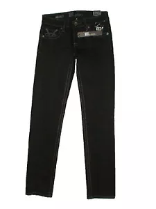 Pantalones de mezclilla negros elásticos pierna recta Kut From The Kloth Stevie talla 0 X 30 nuevos $89 - Imagen 1 de 4