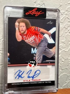 KYLE TROUP 2023 LEAF PBA # PBA-KT1 /400 AUTOGRAPHED SIGNED - Picture 1 of 1