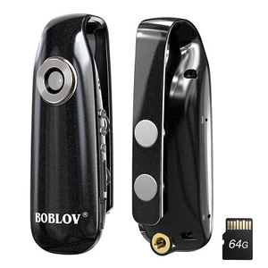 Mini Camera 64GB HD 1080P Dash Cam Police Clip Camcorder Video Recording DVR - Picture 1 of 13