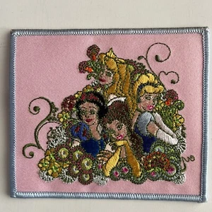 Disney Princesses Iron On Embroidered Patch Licensed Antique/Rare - Picture 1 of 4