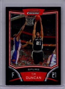 2008-09 Bowman Chrome Tim Duncan 247/299 San Antonio Spurs #21