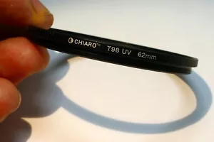 Chiaro T98 62mm Lens Filter UV Low / Slim profile WIDE ANGLE lenses - Picture 1 of 8