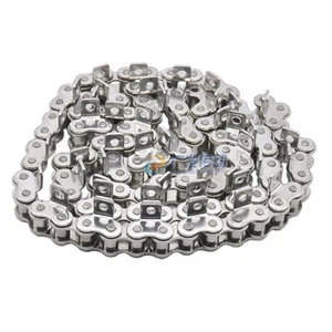 Roller Chain With Bent Ear On Single Side Chain 10A X 1.524 Meter 15.875mm Pitch - Picture 1 of 6