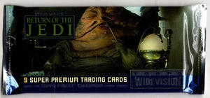 Star Wars Widevision Trading Card Topps Return Of The Jedi Tüte CASEFRESCH seald - Bild 1 von 2