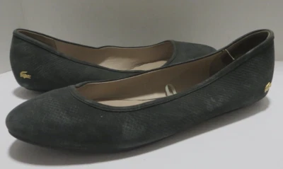 Sapato plano LACOSTE Cessole 116 2 couro verde floresta tamanho 9.5 EUA - Imagem 1 de 4