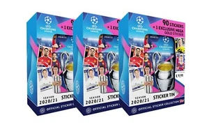 Topps Champions League Sticker 2020/2021 - 3x Tin je 90 Sticker Saison 20/21  - Picture 1 of 1