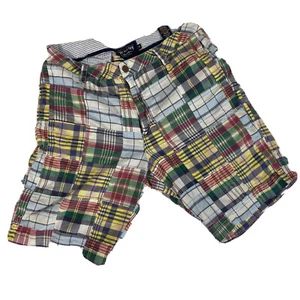 Madras Patchworkshorts für Herren, Größe 38 Innennaht 9,5 Neu Efeu Marke - Bild 1 von 6