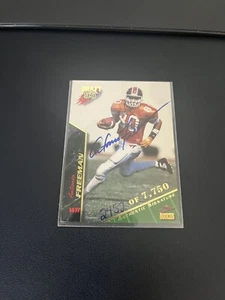 1995 Draft Signature Rookies Antonio Freeman #/7750 Auto Autograph Packers NFL - Picture 1 of 3