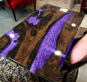 epoxy resin table, river table epoxy, river table, epoxy resin dining table tops - Picture 1 of 3