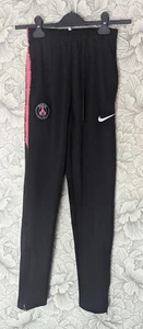 Pantalones de rendimiento PSG Paris Saint Germain gimnasio rosa talla pequeña usados - Imagen 1 de 6