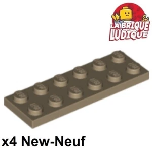 LEGO 4x Platte 2x6 6x2 Beige Dunkel- / Dark Tan 3795 Neu - Bild 1 von 1