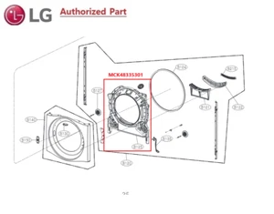 LG GENUINE TUB COVER ASSY MCK48335301 - Picture 1 of 4
