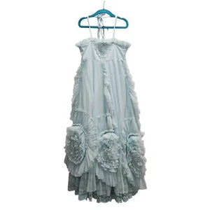 Dollcake NEW WITH TAG I Am So Excited Frock Dress Blue Maxi Tulle Girls 6 - Picture 1 of 8