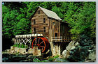 Postcard Glade Creek Mill Babcock State Park West Virginia A4