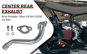 Tubo de escape para mini bicicleta Predator 196cc 212cc Honda GX160 GX200 Coleman CT200U - Imagen 1 de 10