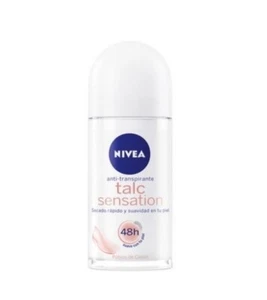 98,83€/L - 6er Pack NIVEA Women "Talc Sensation" Deo Roll-on - 50ml - Bild 1 von 1