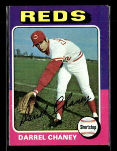 1975 Topps #581 Darrel Chaney Cincinnati Reds Vintage Baseball Card