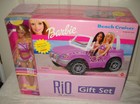 #10933 Nrfb Mattel Wholesale Club Rio Barbie with Beach Cruiser Vehicle Set