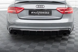 Tylny dyfuzor V.2 do Audi A5 S-Line Coupe / Sportback 8T Facelift Maxton Design - Zdjęcie 1 z 4