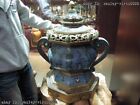 100% Bronze 24K Golt Cloisonne inlay Jasper 8 treasures incense burner Censer