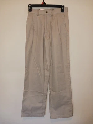 Pantalones Escolares Dockers Niños Nuevos con Etiquetas Calce Ajustado Caqui Talla 14 Ajustados Cintura Ajustable Foto 1 de 4