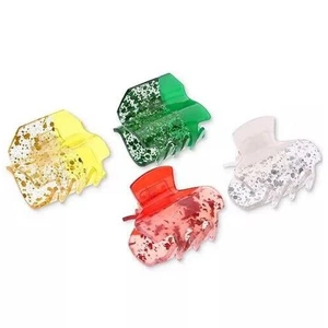 Women's Hair Clip (4 Piece Set) Colorful Ladies Fashion Claw Style Elegant NEW - Picture 1 of 5